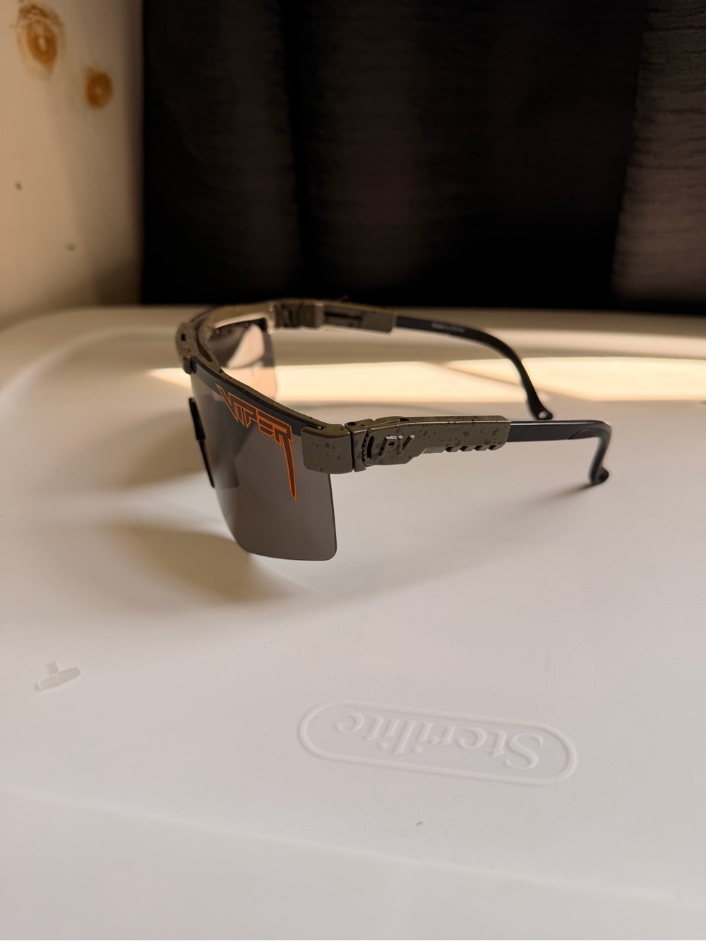 Pit Viper Originals Big Buck Hunter Camo Sunglasses Green Orange